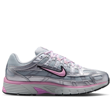 NIKE P-6000 PURE PLATINUM METALLIC SILVER BLACK PINK (WOMEN'S)