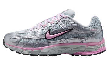 NIKE P-6000 PURE PLATINUM METALLIC SILVER BLACK PINK (WOMEN'S)