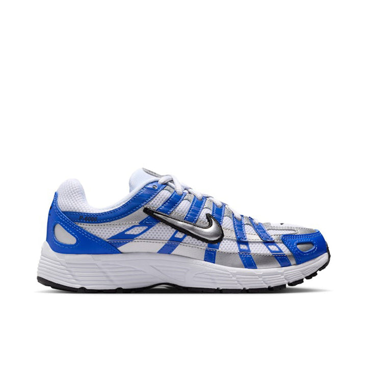 NIKE P-6000 RACER BLUE METALLIC SILVER WHITE GS — Stock 