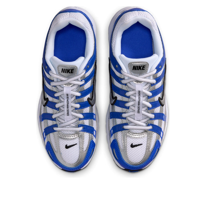 NIKE P-6000 RACER BLUE METALLIC SILVER WHITE GS — Stock 