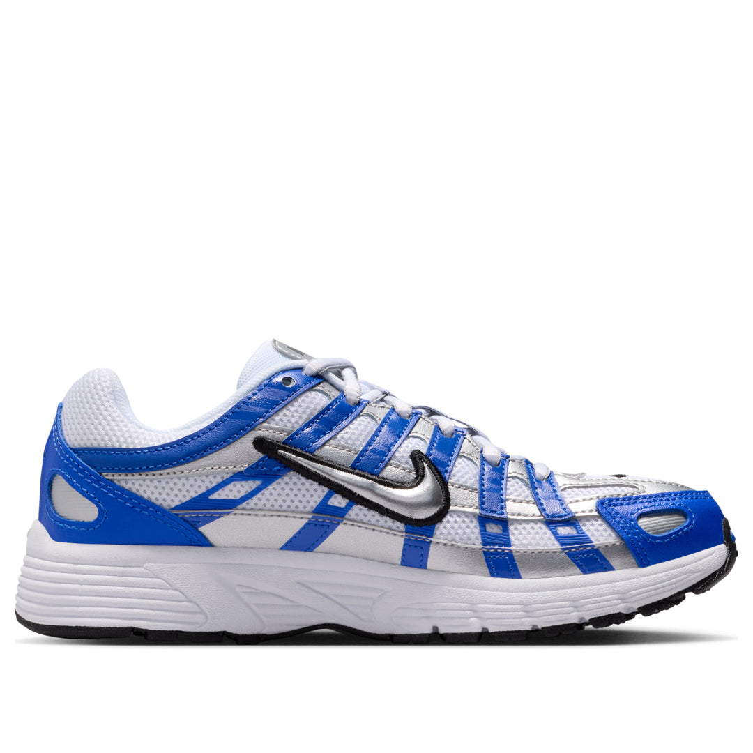 NIKE P-6000 RACER BLUE METALLIC SILVER WHITE GS — Stock 
