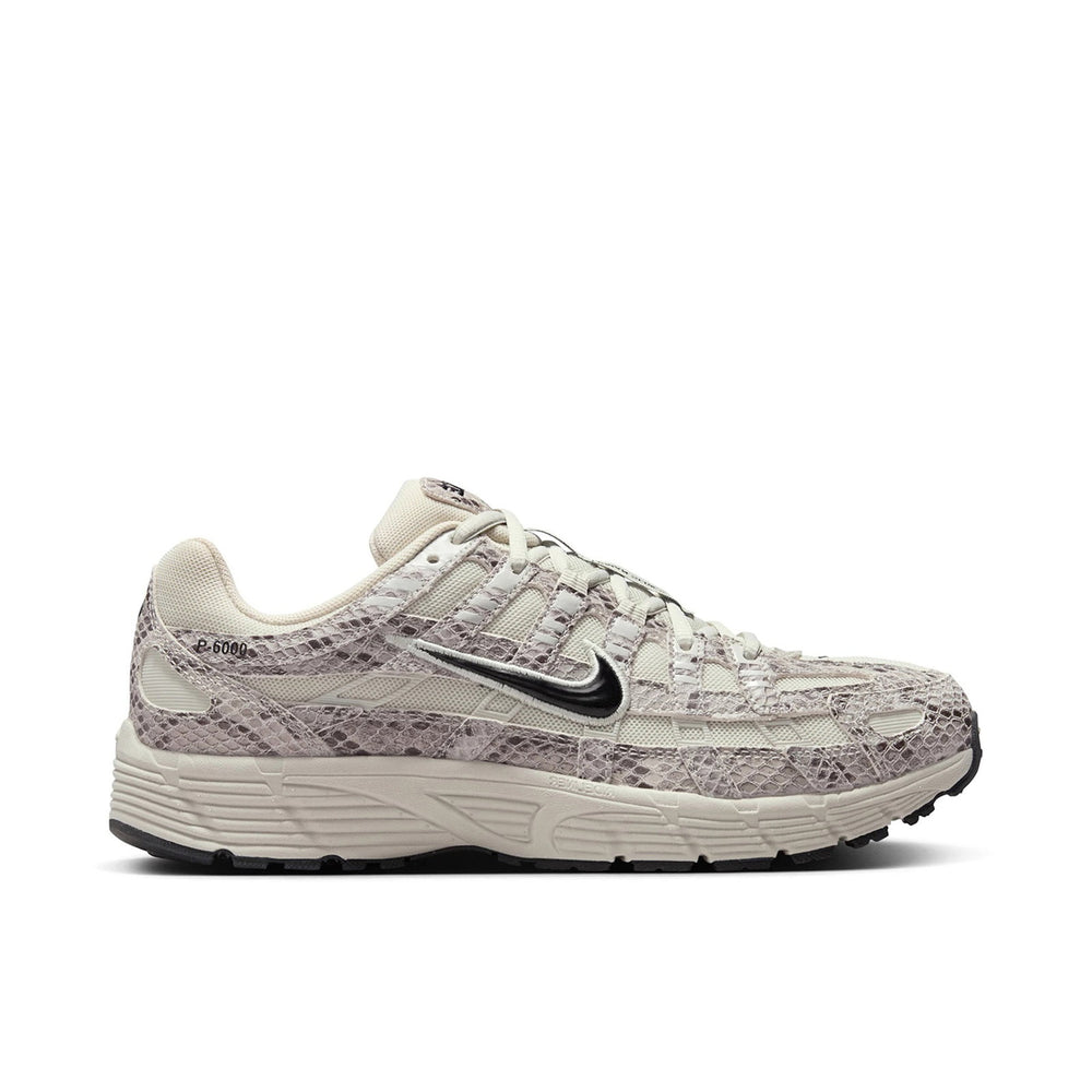 NIKE P-6000 SE SNAKESKIN LIGHT BONE BLACK WOMENS — Stock #2