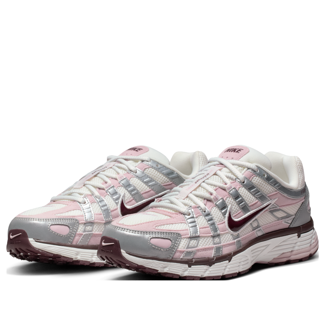 NIKE P-6000 SILVER BURGUNDY PLUM CHALK WOMENS