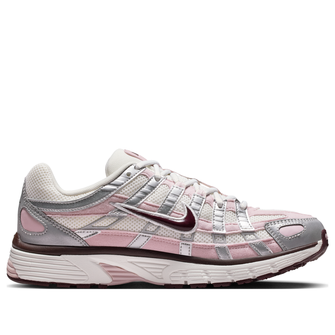 NIKE P-6000 SILVER BURGUNDY PLUM CHALK WOMENS