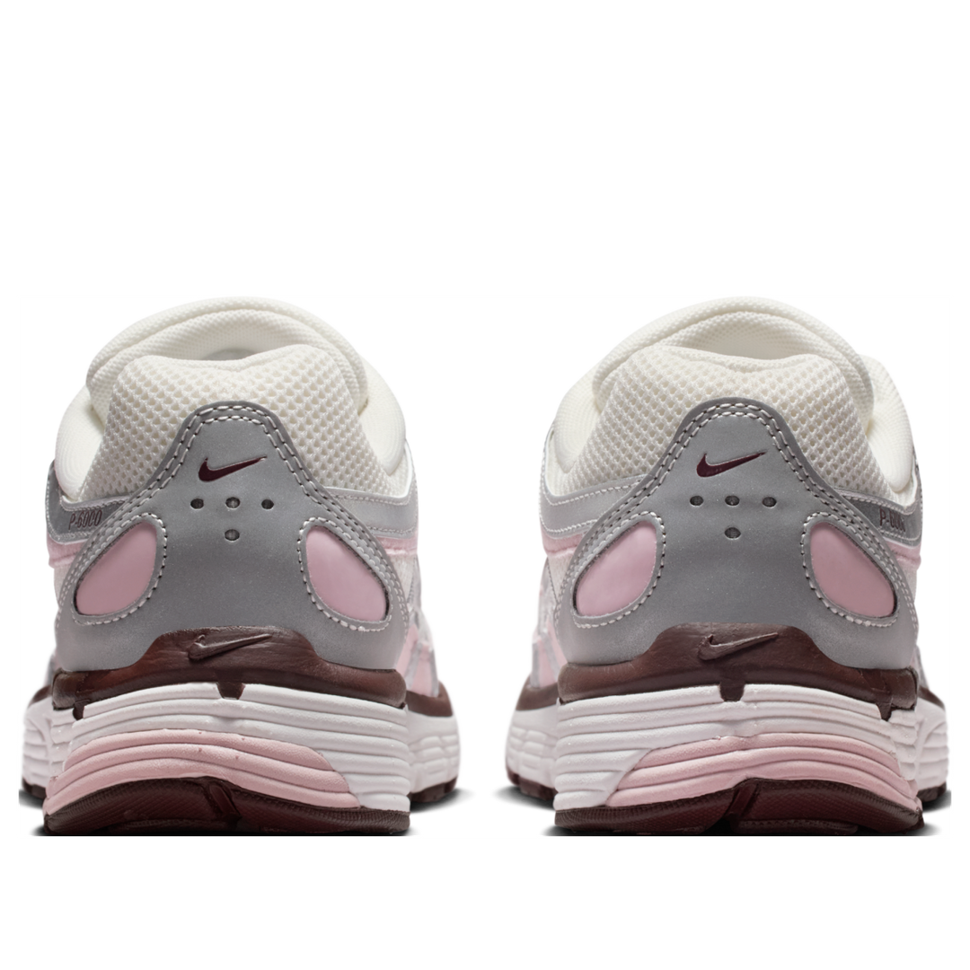 NIKE P-6000 SILVER BURGUNDY PLUM CHALK WOMENS