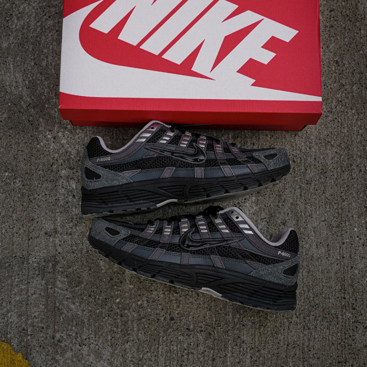 NIKE P-6000 SUEDE ‘ANTHRACITE METALLIC SILVER’