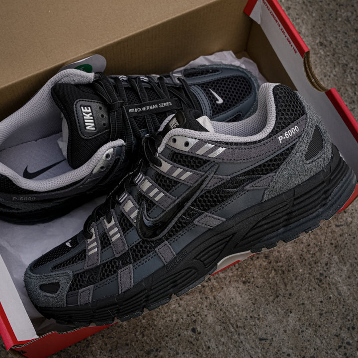 NIKE P-6000 SUEDE ‘ANTHRACITE METALLIC SILVER’