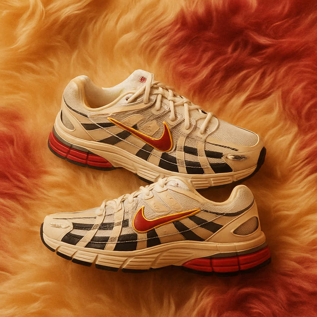 NIKE P-6000 WHITE GOLD RED (WOMEN&