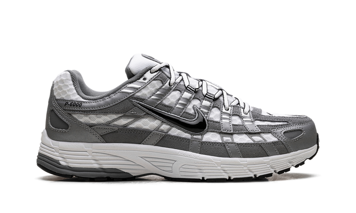 NIKE P-6000 WHITE METALLIC COOL GREY BLACK