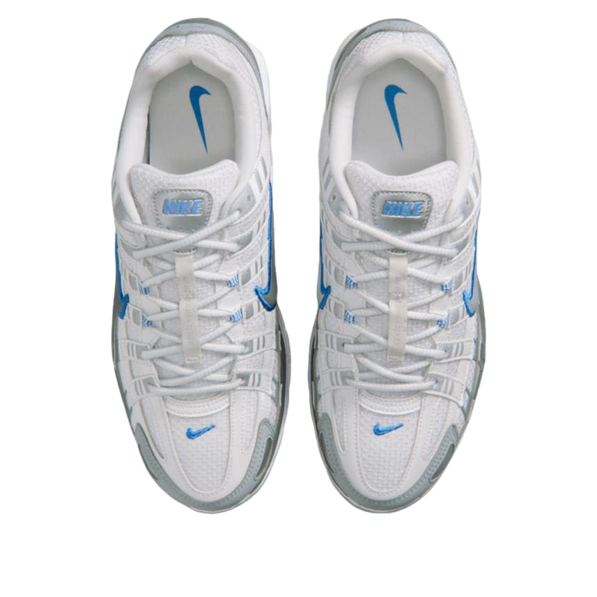 NIKE P-6000 WHITE METALLIC SILVER BLUE