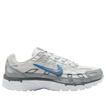 NIKE P-6000 WHITE METALLIC SILVER BLUE