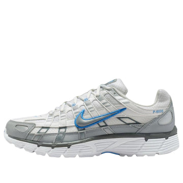 NIKE P-6000 WHITE METALLIC SILVER BLUE