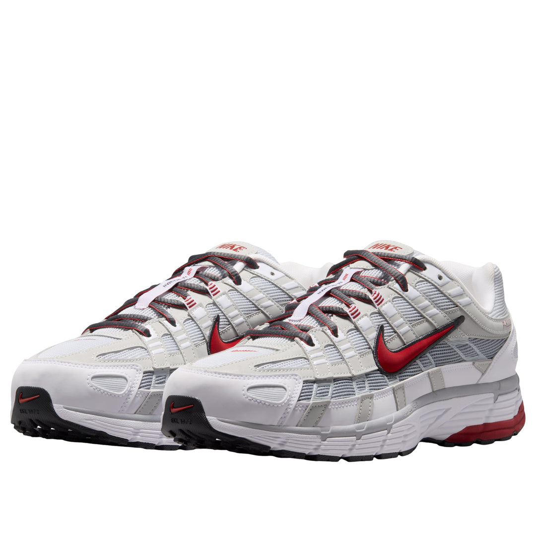 NIKE P-6000 WHITE PLATINUM RED — Stock 