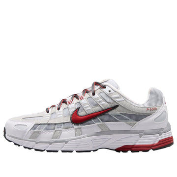 NIKE P-6000 WHITE PLATINUM RED — Stock