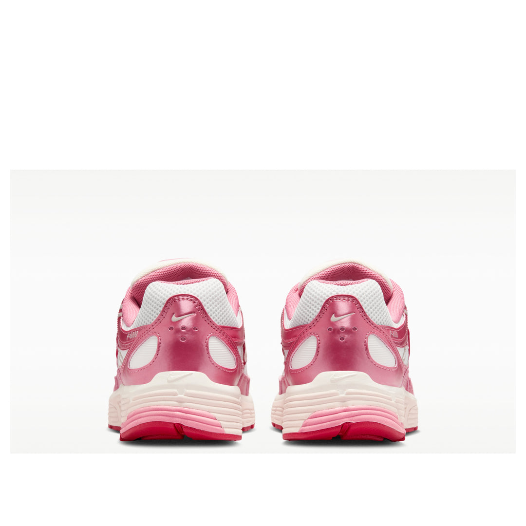 NIKE P-6000 WHITE SILT RED PEONY (WOMEN&