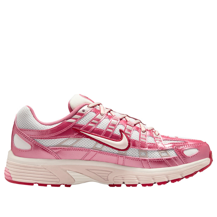 NIKE P-6000 WHITE SILT RED PEONY (WOMEN&