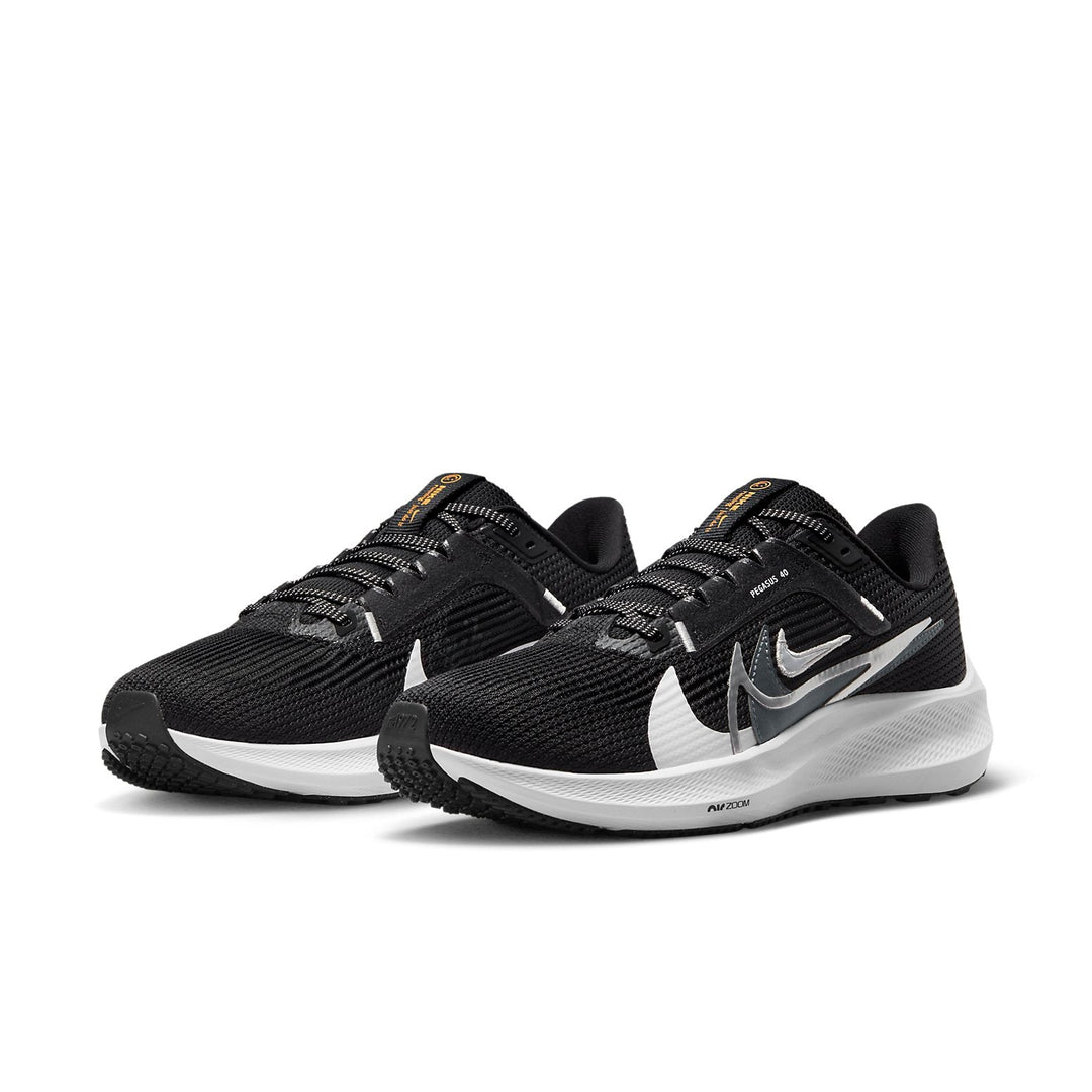 NIKE PEGASUS 40 PREMUM BLACK WHITE GREY WOMENS