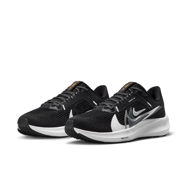 NIKE PEGASUS 40 PREMUM BLACK WHITE GREY WOMENS
