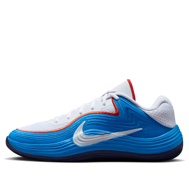 NIKE PRECISION 8 LOW WHITE PHOTO BLUE PICANTE RED