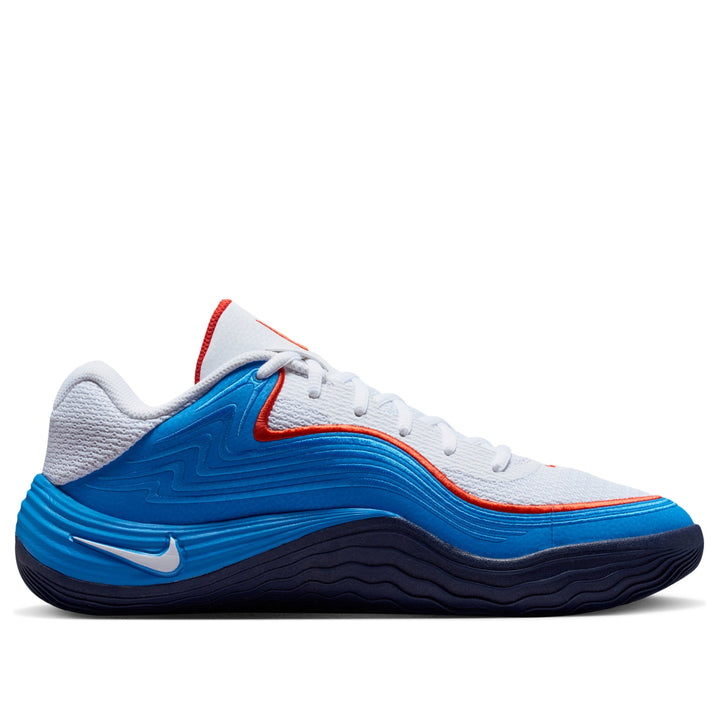 NIKE PRECISION 8 LOW WHITE PHOTO BLUE PICANTE RED