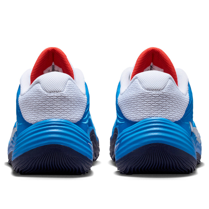 NIKE PRECISION 8 LOW WHITE PHOTO BLUE PICANTE RED