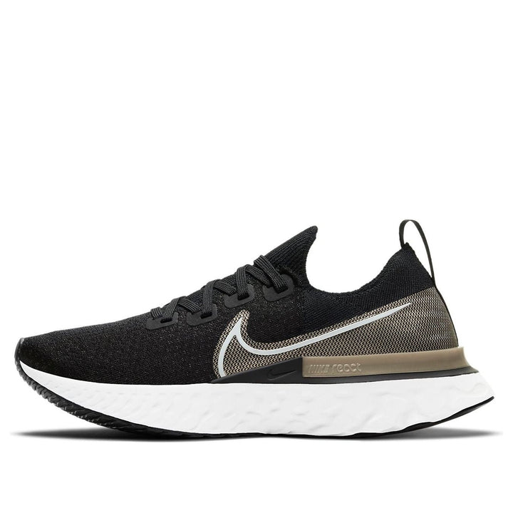 NIKE REACT INFINITY RUN FLYKNIT METALLIC GOLD SILK WOMENS