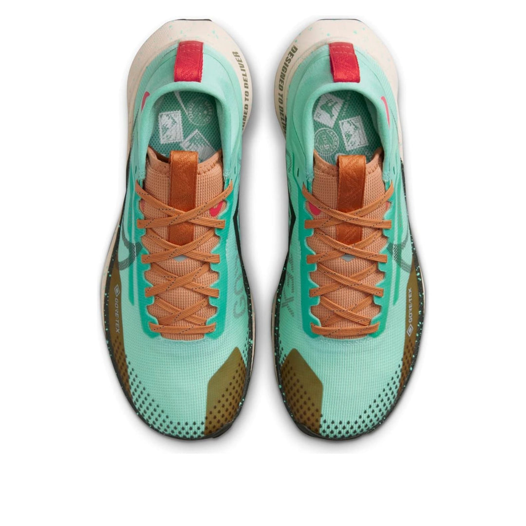 NIKE REACT PEGASUS TRAIL 4 GORE-TEX EMERALD RISE SEQUOIA WOMENS