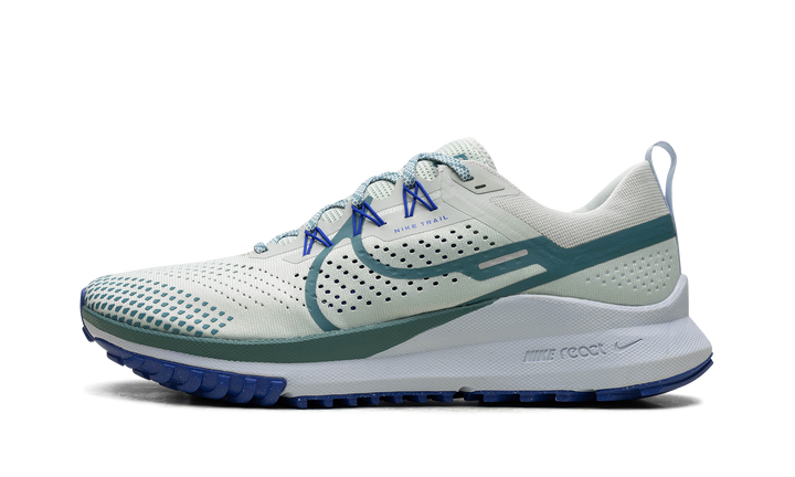 NIKE REACT PEGASUS TRAIL 4 LIGHT SILVER RACER BLUE FOOTBALL GREY MINERAL TEAL