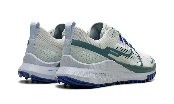NIKE REACT PEGASUS TRAIL 4 LIGHT SILVER RACER BLUE FOOTBALL GREY MINERAL TEAL
