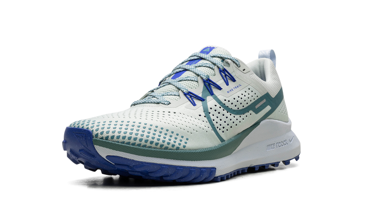 NIKE REACT PEGASUS TRAIL 4 LIGHT SILVER RACER BLUE FOOTBALL GREY MINERAL TEAL
