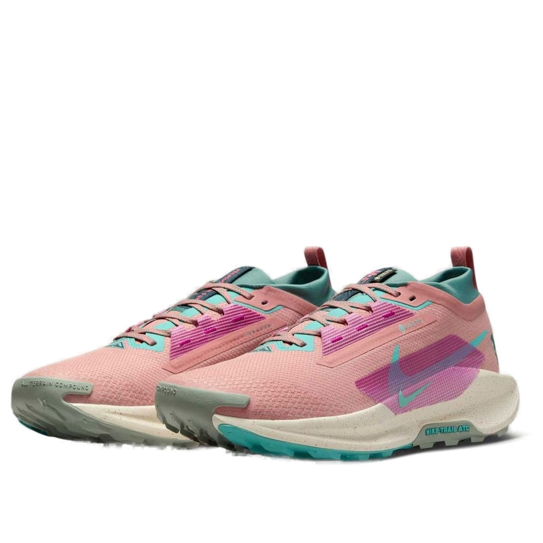 NIKE REACT PEGASUS TRAIL 5 GORE-TEX RED STARDUST GREEN FROST