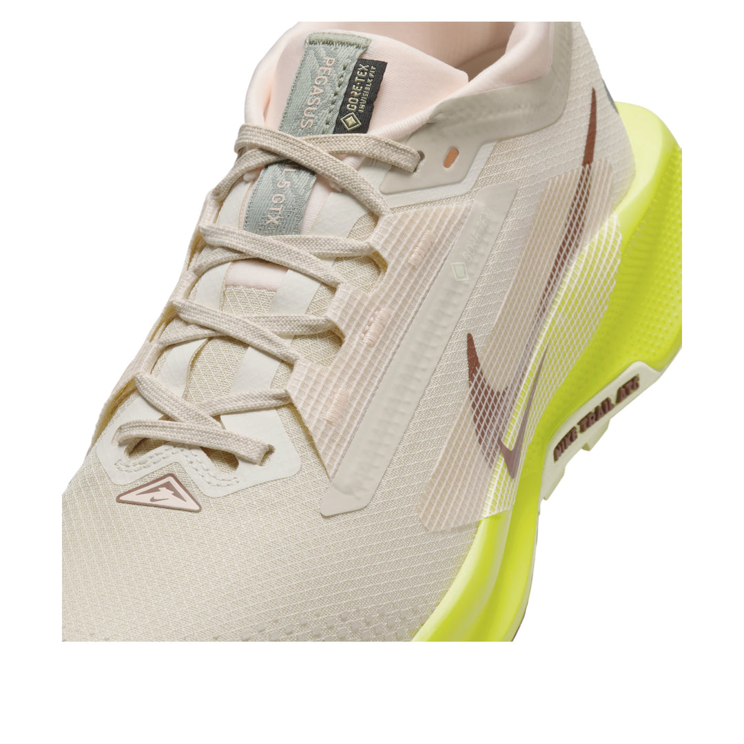 NIKE REACT PEGASUS TRAIL 5 GORE-TEX SANDDRIFT LIFE LIME WOMENS