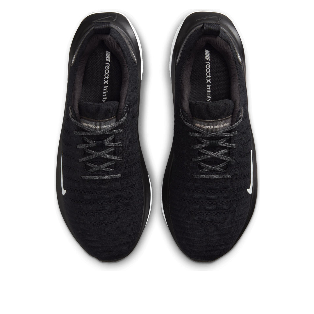 NIKE REACTX INFINITY RUN 4 BLACK WHITE