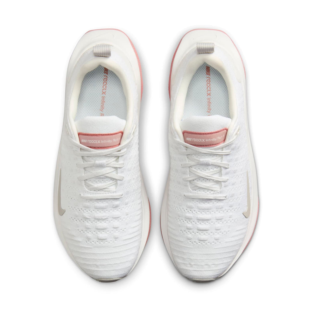 NIKE REACTX INFINITY RUN 4 WHITE RED STARDUST WOMENS