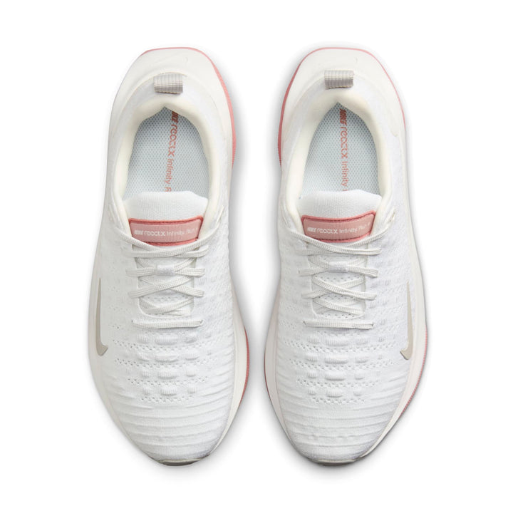 NIKE REACTX INFINITY RUN 4 WHITE RED STARDUST WOMENS