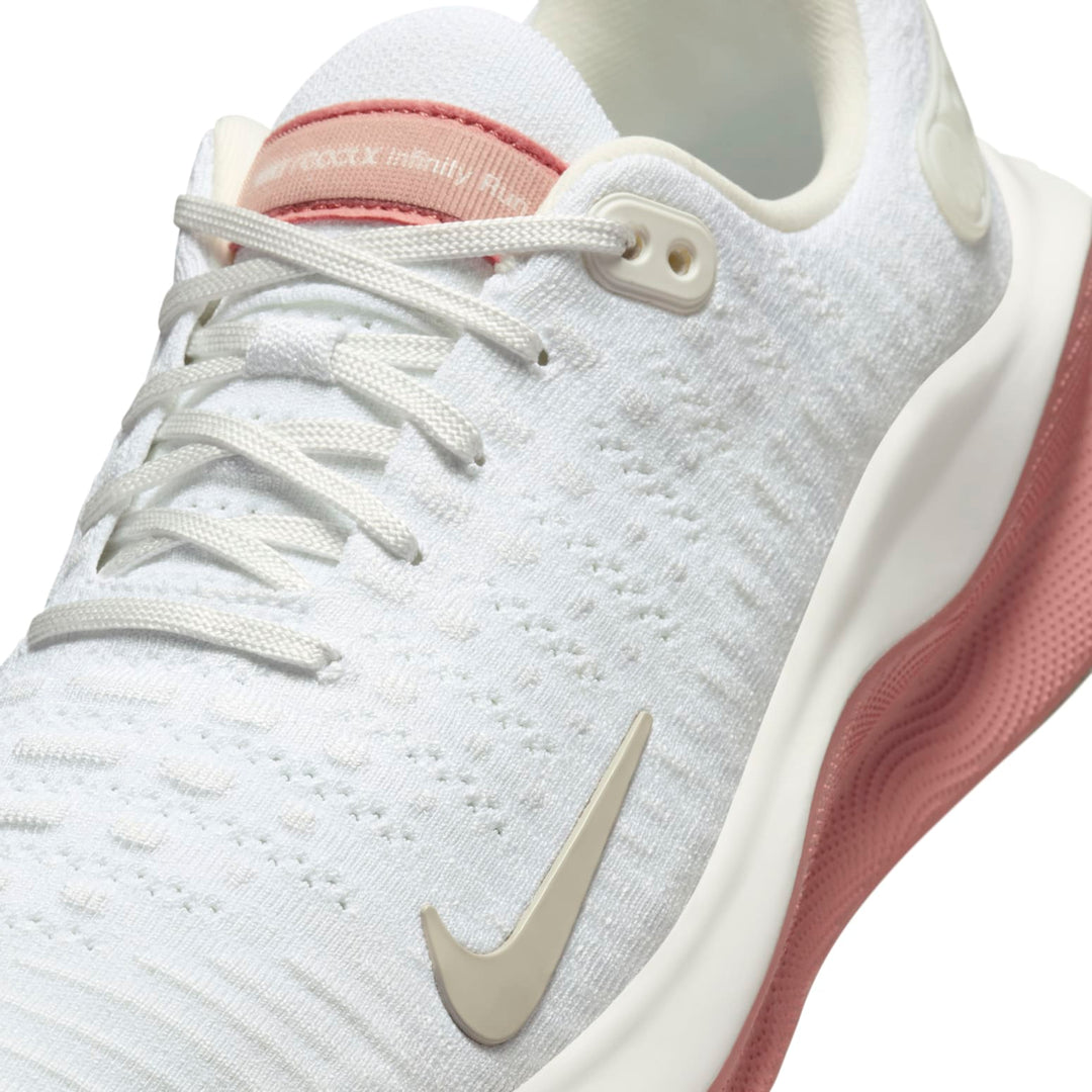 NIKE REACTX INFINITY RUN 4 WHITE RED STARDUST WOMENS