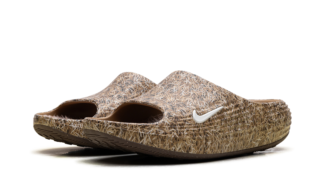 NIKE REACTX REJUVEN8 SLIDE .SWOOSH TOUCH GRASS WHEAT