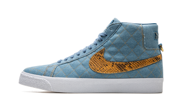 NIKE SB BLAZER MID X SUPREME DENIM BLUE — Stock