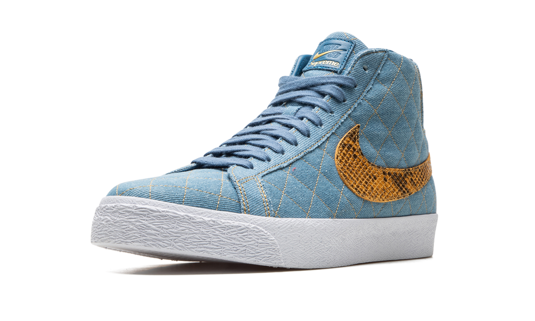 NIKE SB BLAZER MID X SUPREME DENIM BLUE