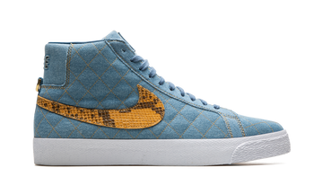 NIKE SB BLAZER MID X SUPREME DENIM BLUE — Stock