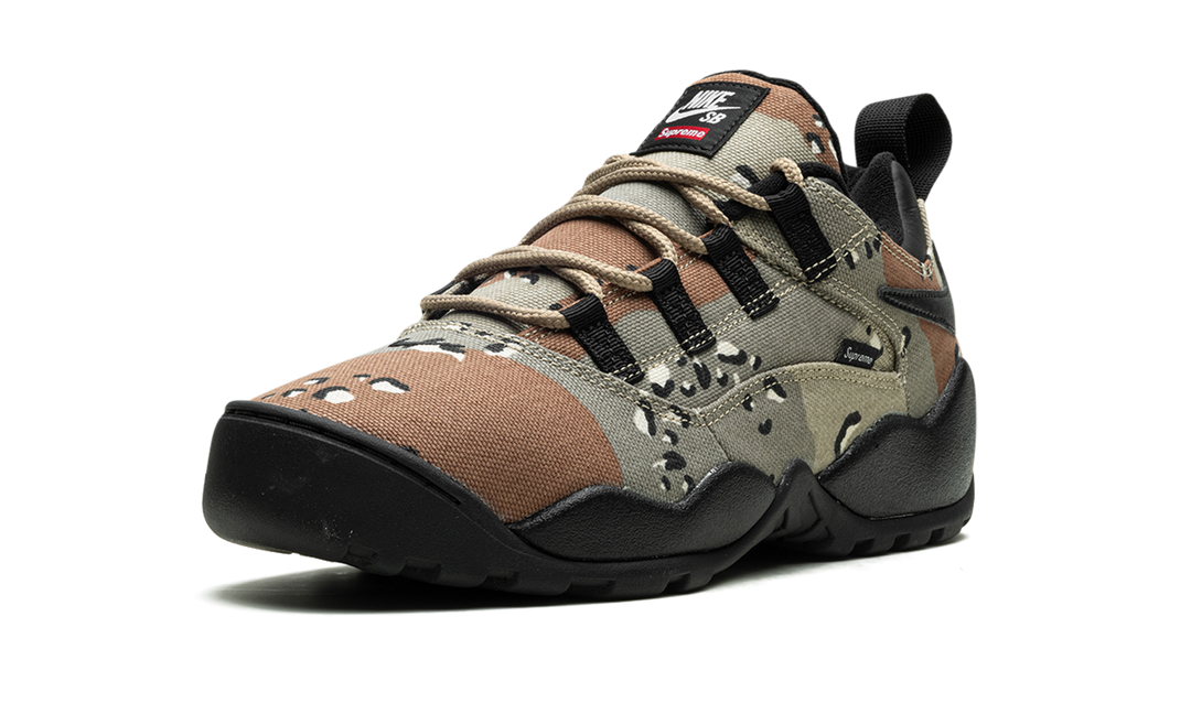 NIKE SB DARWIN LOW SUPREME DESERT CAMO — Stock 