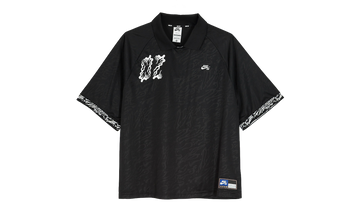 NIKE SB DRI-FIT JACQUARD SKATE TOP BLACK/BLACK/WHITE — Stock