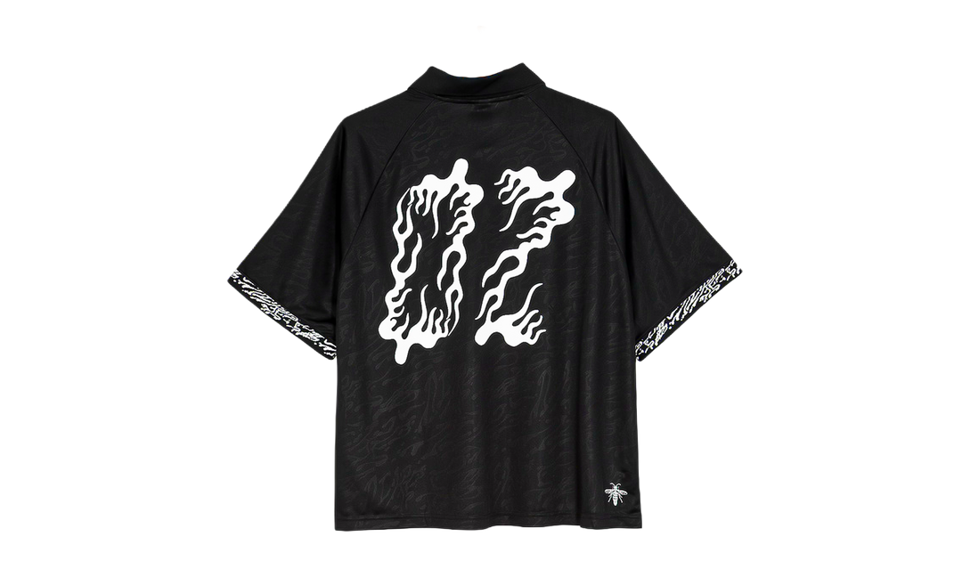 NIKE SB DRI-FIT JACQUARD SKATE TOP BLACK/BLACK/WHITE