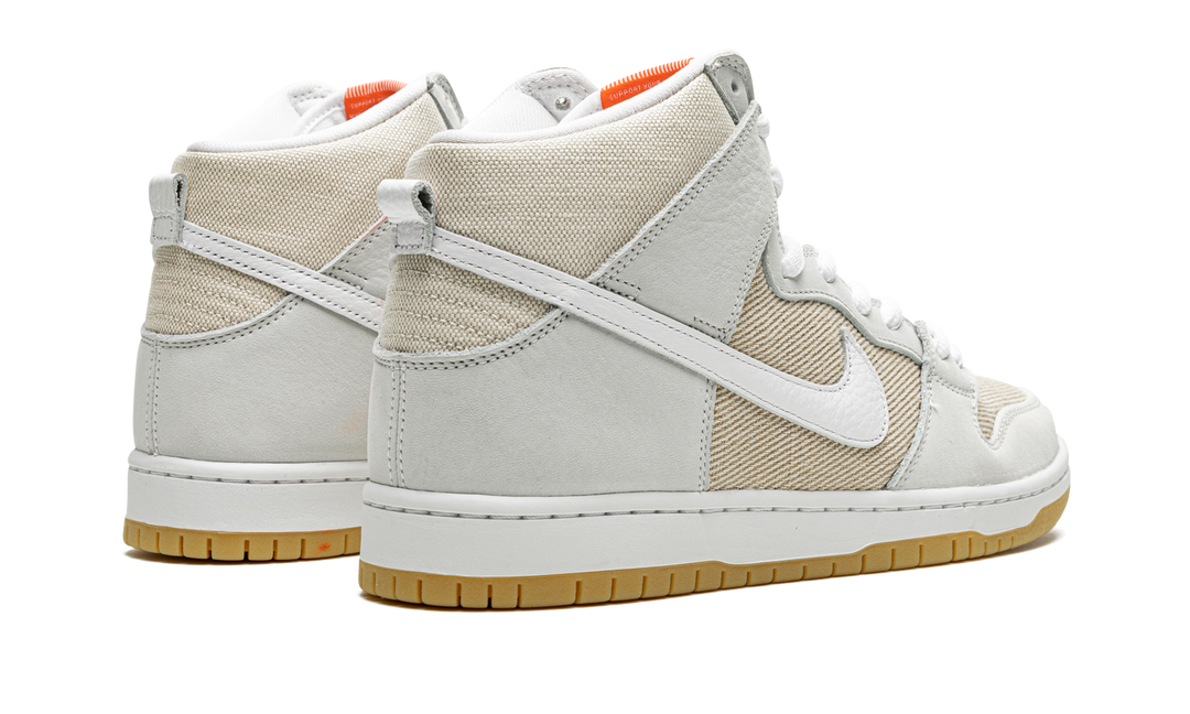 NIKE SB DUNK HIGH PRO ISO ORANGE LABEL UNBLEACHED NATURAL