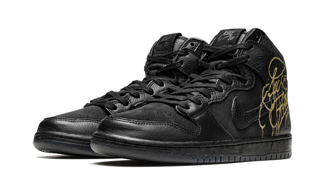 NIKE SB DUNK HIGH X FAUST BLACK GOLD