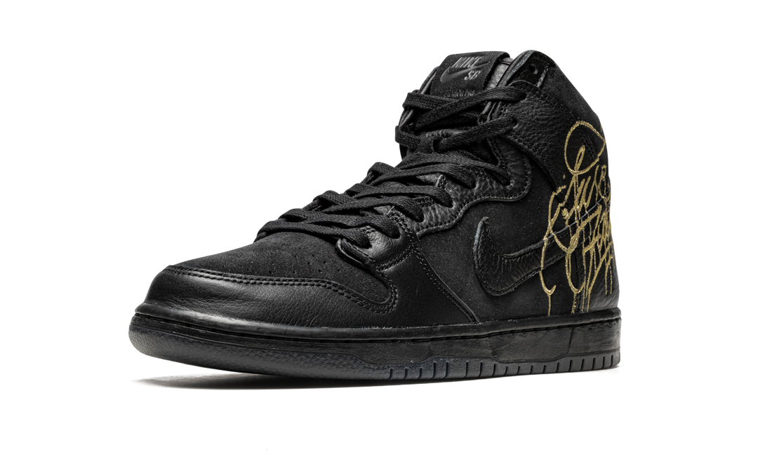NIKE SB DUNK HIGH X FAUST BLACK GOLD