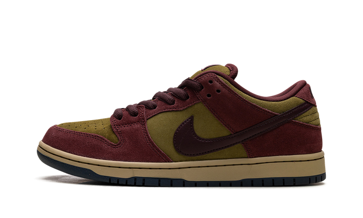 NIKE SB DUNK LOW DARK TEAM RED OLIVE FLAK