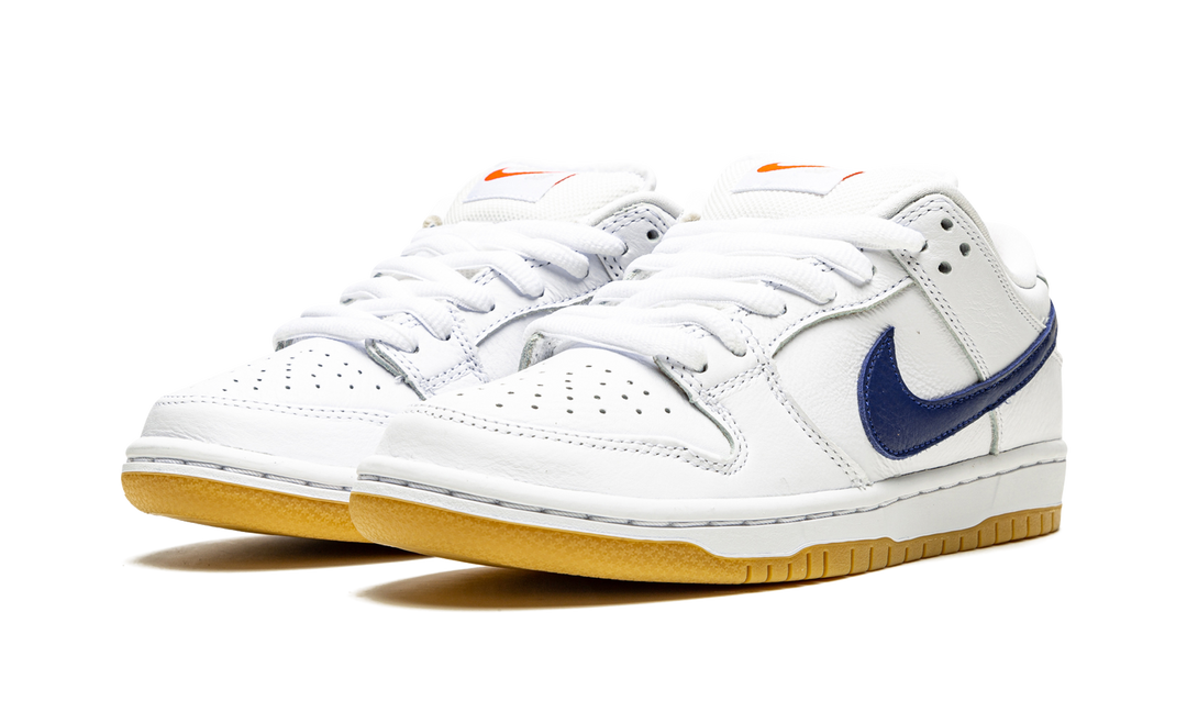 NIKE SB DUNK LOW ORANGE LABEL WHITE NAVY
