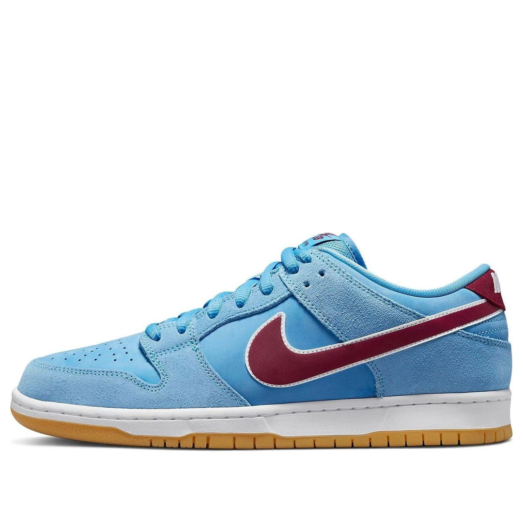 NIKE SB DUNK LOW VALOUR BLUE TEAM MAROON
