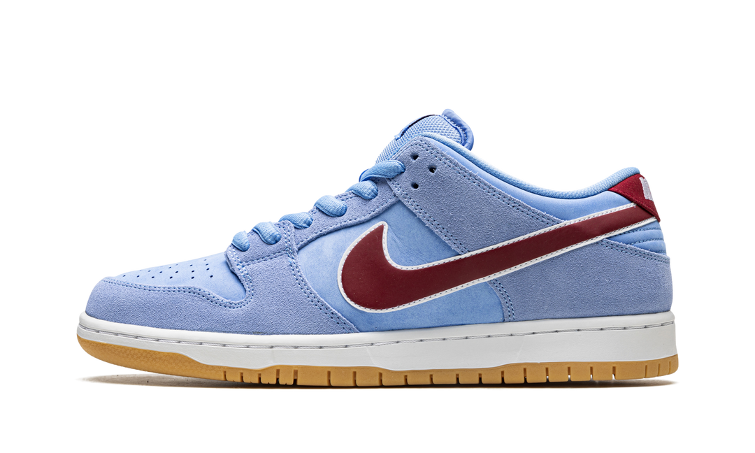 NIKE SB DUNK LOW VALOUR BLUE TEAM MAROON
